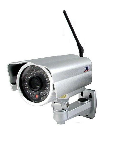 WS-207 MC  Беспроводная уличная цветная камера SONY 480 линий, с ИК светом + 4 канальный приемник (приём сигнала до 250-350 м. на частоте 2.4Ггц.)     